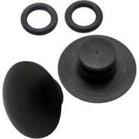 tapa de rosca de espejo par negro mate