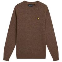 lyle  scott jersey kn2114v lambswool blend-y220 espresso para hombre