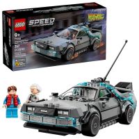 lego speed champions maquina del tiempo de regreso al futuro 77256 357 piezas