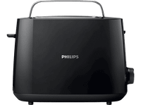 tostadora - philips hd258190 8 ajustes rejilla calientabollos funcion extraelevacion 900 w negro
