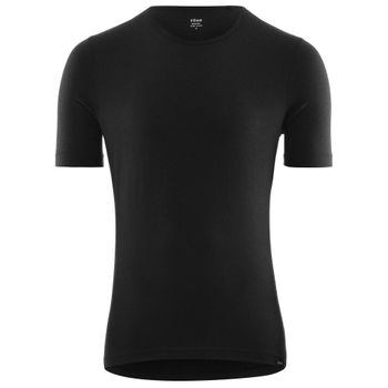 Föhn Men's Merino Short Sleeve Base Layer (200), Black
