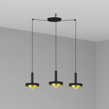 Lámpara de techo whizz (3 luces)