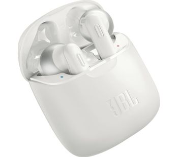 JBL Tune 220TWS Wireless Bluetooth Earphones - White, White