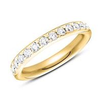 anillo eternidad oro 18 quilates 27 diamantes