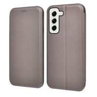 cool funda flip cover elegance plata para samsung galaxy s21 fe g990b