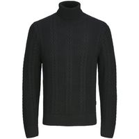 jack  jones jersey 12261441 jcocipher knit roll neck black para hombre