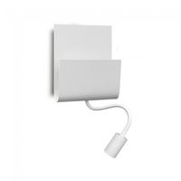 aplique de pared con lector led tomiso 3w4w