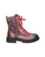 botines estampados laura vita kandyo 24 rojos 37