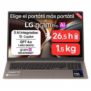 Portátil LG gram Pro 17Z90UB-H.AU96BN 17