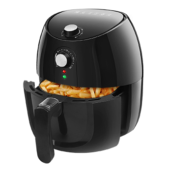 Aigostar Hayden - Freidora de aire sin aceite, 1500W, apagado automático, gran capacidad 3,5 L, cesta antiadherente, Libre de BPA.