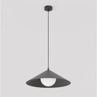 lampara de techo osum m negro opal