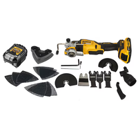 dewalt multi-cortadora sin cable 18v 20ah li-ion brushless  32 accesorios t-stak set - dcs355d2