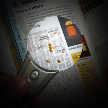2" Lighted Magnifier Pendant