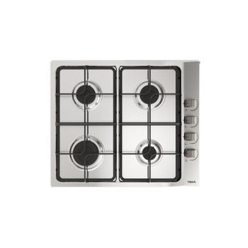 Placa de gas Teka E/60.3 40 Acero Inoxidable 60cm Integrada 4 fuegos