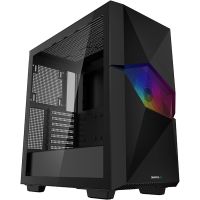 deepcool cyclops argb mid tower cristal templado usb 32 negra