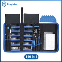 juegos de destornilladores de precision 140 en 1 kits de herramientas manuales portatiles brocas magneticas pequenas inalambricas para telefono movil xiaomi