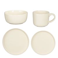 juego de vajilla ozzu blanco roto  h32xb28xl285cm