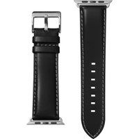 laut apple watch 42  44 mm oxford leather loop strap - noir small