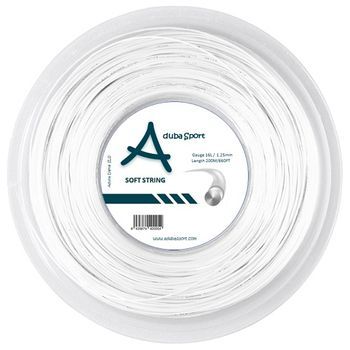 Cordaje De Tenis Soft String 200m 1.25 Blanco