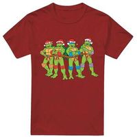 teenage mutant ninja turtles camiseta in the christmas spirit para hombre