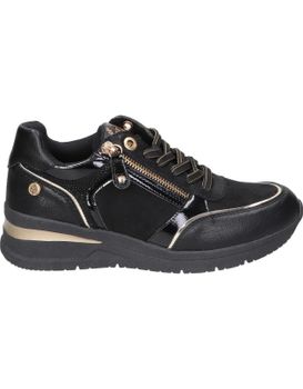 Zapatos Con Cuña Para Mujer Xti 144223 Negro 38