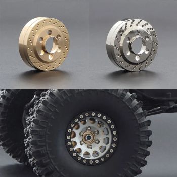 2 uds latón 62g contrapeso interno equilibrio peso para 1/10 RC Crawler 1,9 2,2 pulgadas llanta Axial SCX10 D90 TF2 TRX4