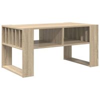 mesa de cafe roble sonoma 92 x 495 x 45 cm vidaxl