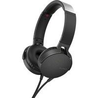 sony extra bass mdr-xb550ap headphones - black black