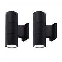 pack 2 x aplique de pared exterior chill 2 luces