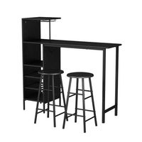 juego de mesa de bar naila 1215 x 40 cm con 2 taburetes vicco