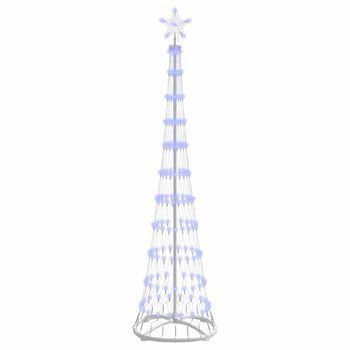 Árbol De Navidad | Decoraciones De Navidad Led Con 230 Led Azul 51 X 51 X 190 Cm Metal