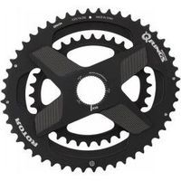rotor q rings dm oval chainring 53 39 t negro