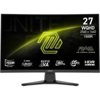 monitor msi mag 275cqf e18 27 wqhd 180hz curvo rapid va hdr adaptive-sync sin marco