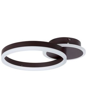 Lámpara led de techo  metal marrón oscuro