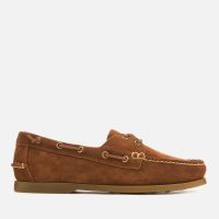 polo ralph lauren mens merton suede boat shoes - uk 7
