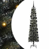 arbol de navidad artificial verde 210 cm pvc plastico y acero vidaxl