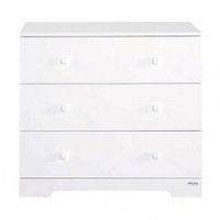 comoda con tiradores de bola micuna co-1804 blanco tirador bola blanco