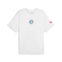 camiseta puma melo miami tee blanca