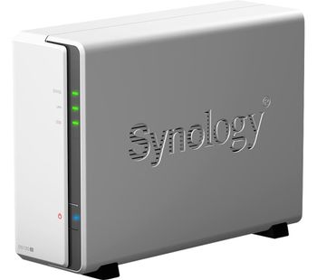 SYNOLOGY DS120J Disk Station Server NAS Drive - 6 TB, 1 Bay, White, White