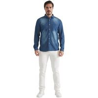 yves enzo camisa manga larga camisas-hombres para hombre