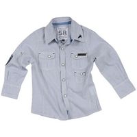 srk camisa manga corta chemise garcon epil para nino