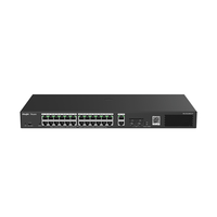 ruijie rg-es228gs-p gigabit poe 26 poe 2 rj45 370w
