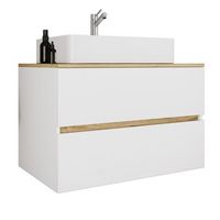conjunto de muebles de bano con lavabo cosila-a 80