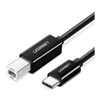 cable ugreen us241 usb tipo c a usb tipo b 2m negro alta velocidad y flexibilidad