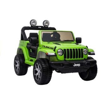 Jeep - Wrangler Rubicon Coche Eléctrico Infantil, 12 Voltios,motor: 4x45w, 1 Plaza/s
