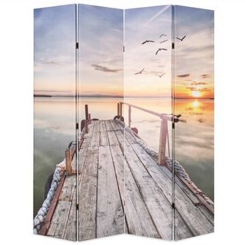 Biombo Divisor Plegable 160x170 Cm Lago Vidaxl