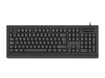 TECLADO USB CONCEPTRONIC KAYNE01ES CON LECTOR DNIe COMPATIBLE CON DNI 3.0 Y TARJETA SANITARIA