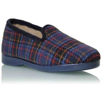 Chapines Pantuflas Zapatilla de casa de cuadros para mujer