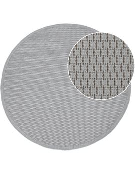 Alfombras de interior y exterior Timba gris  160 cm redondo