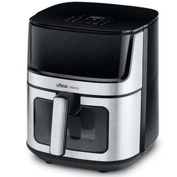 Ufesa Heron Freidora de Aire con Ventana 8L 1500W Inox/Negra